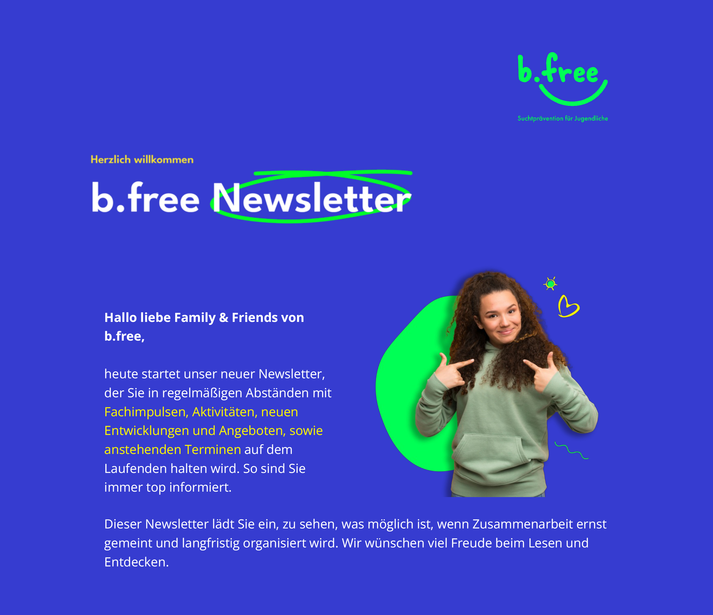b.free Newsletter: Ausgabe vom August 2026, Teaserbild